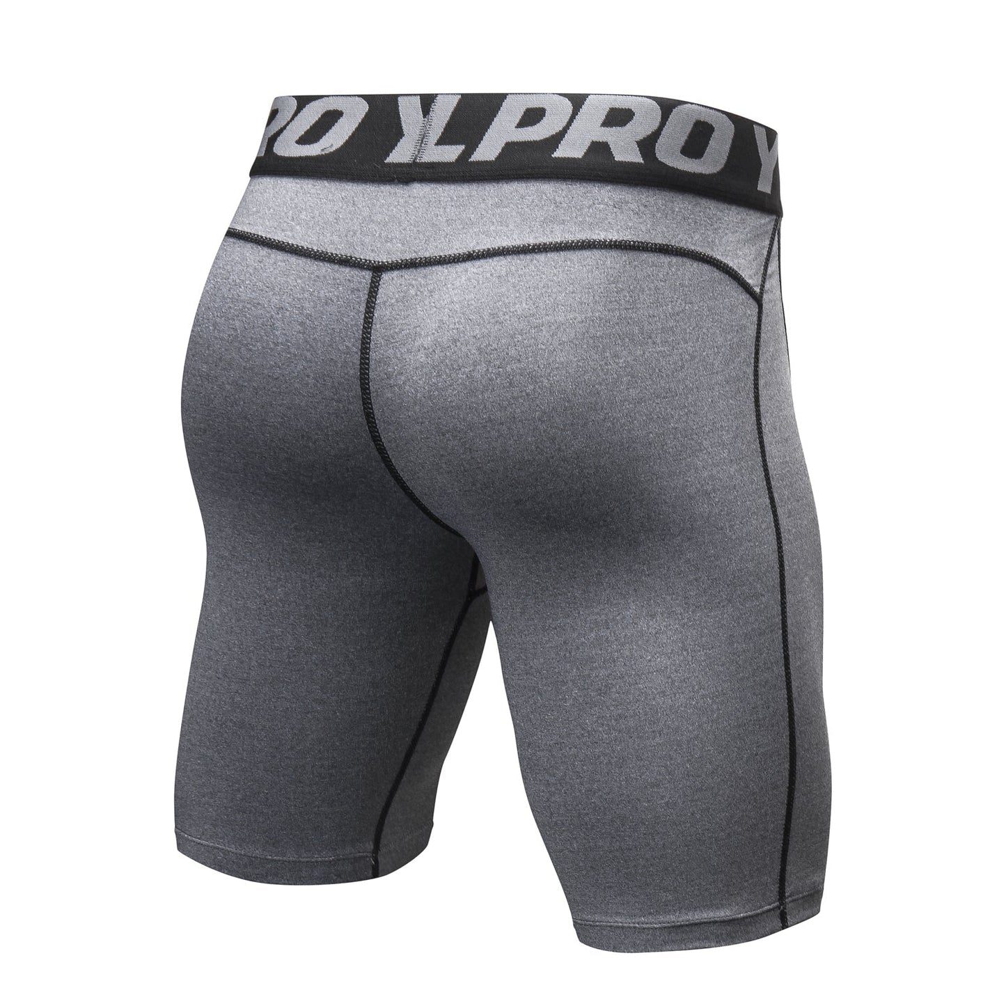 Mens Compression Shorts Cool Dry Athletic Tights Running Gym Shorts Sports Underwear LANBAOSI