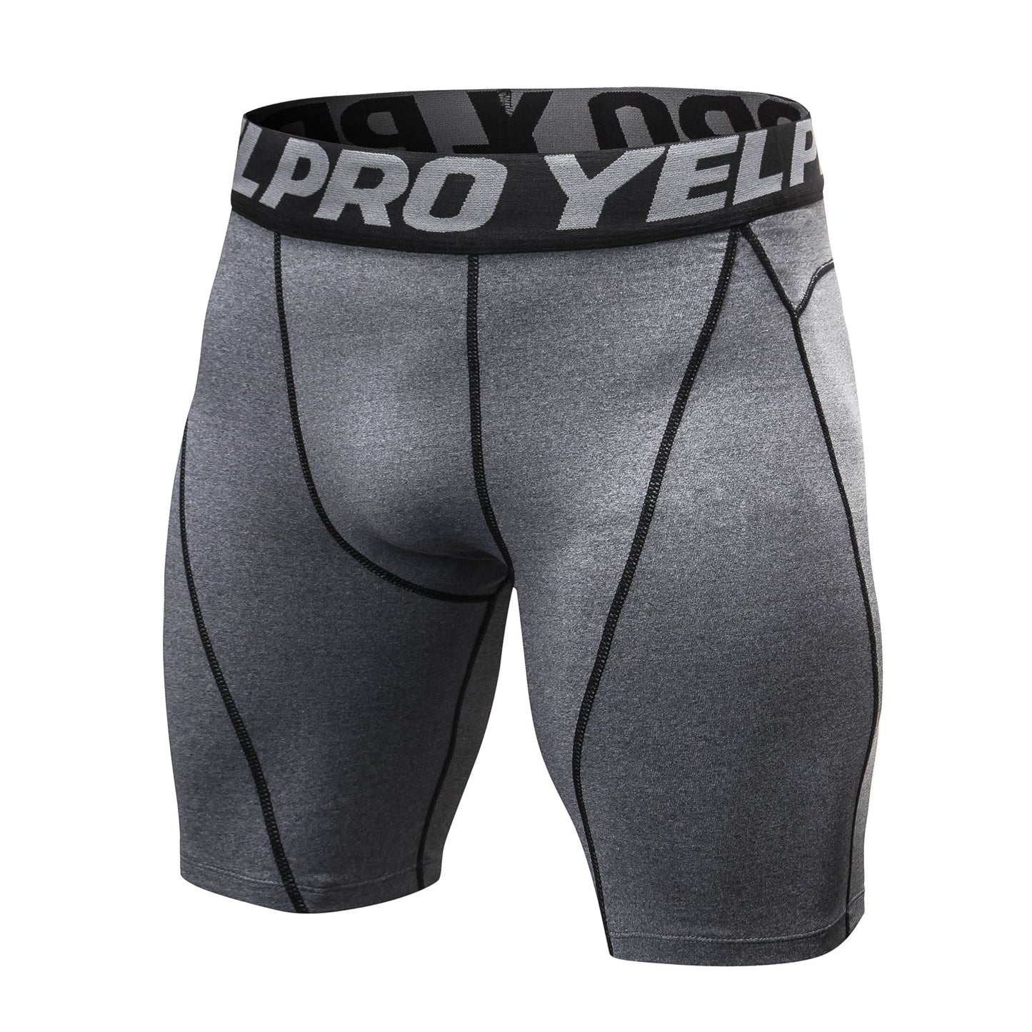 Mens Compression Shorts Cool Dry Athletic Tights Running Gym Shorts Sports Underwear LANBAOSI