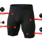 Mens Compression Shorts Quick Dry Breathable Running Tights Fitness Underpants LANBAOSI