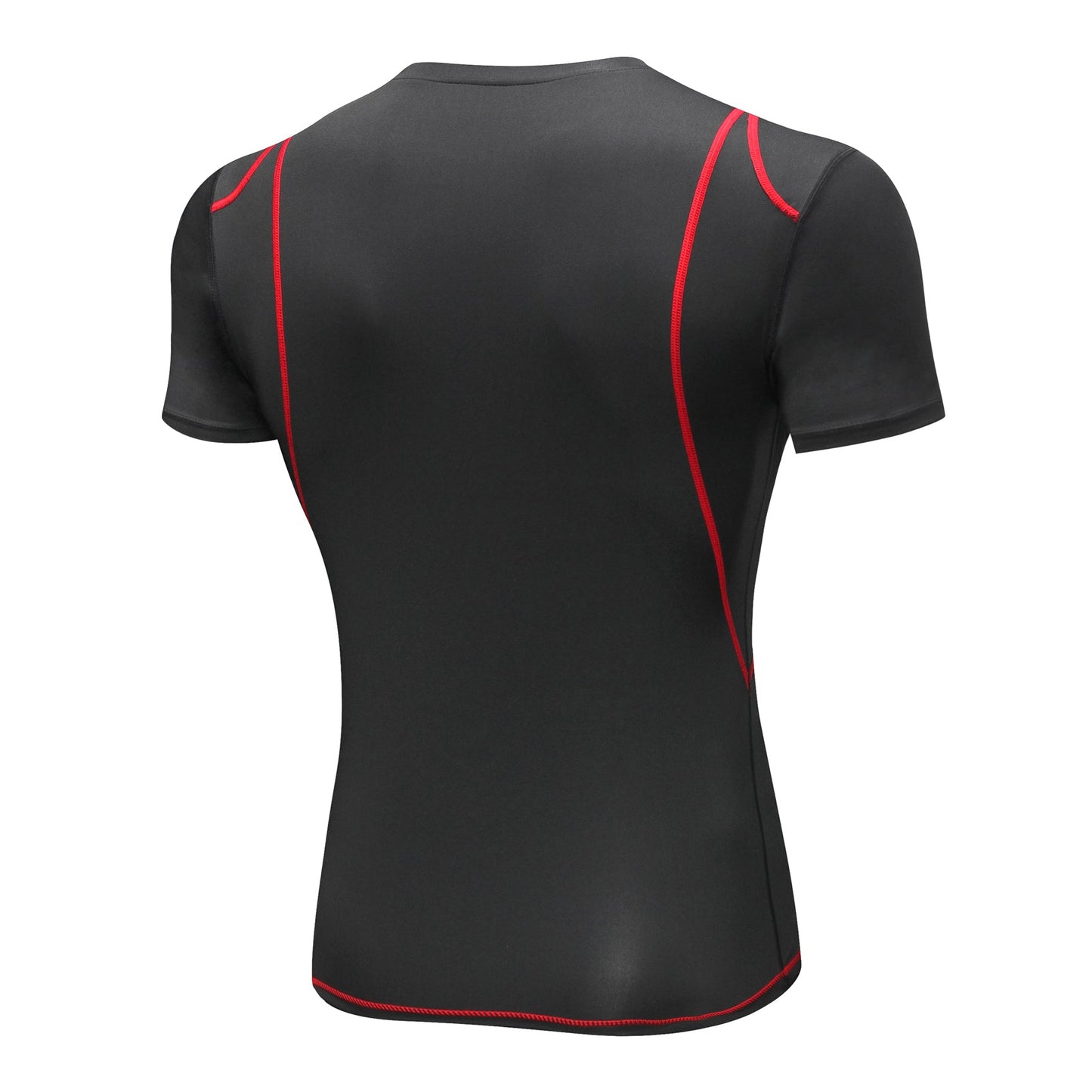 Mens Cool Dry Short Sleeve Shirt Compression T-shirt Sports Under Baselayer Tops Running Shirts Athletic Workout Shirt LANBAOSI