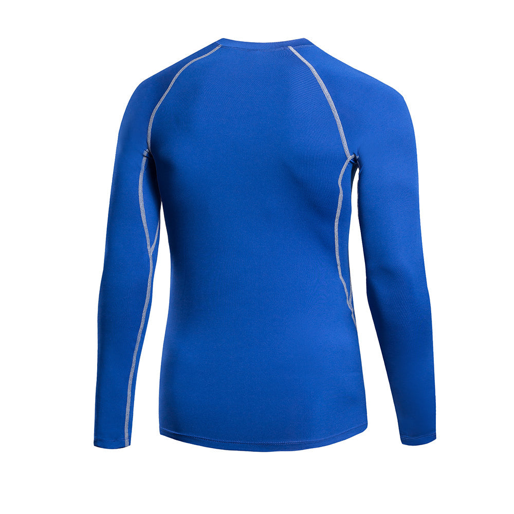 Mens Long Sleeve Compression Shirts Quick Dry Athletic Base Layer Sports Top LANBAOSI