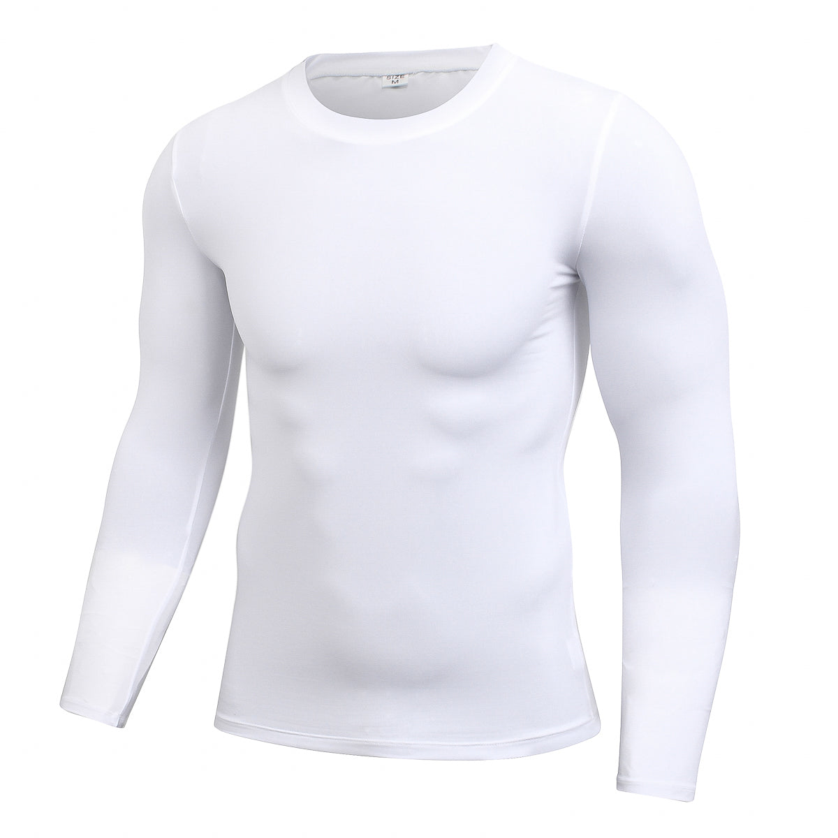 Mens Long Sleeve Quick Dry Compression Shirts Running Baselayer athletic Top LANBAOSI