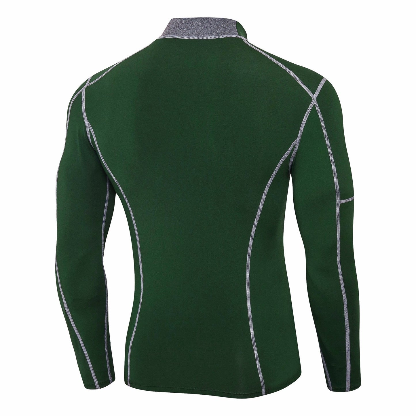 Mens Mock Turtleneck Compression Long Sleeve Shirts Football Undershirt Sports Base Layer LANBAOSI