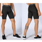 Mens Running Compression Shorts with Pocket Cool Dry Underwear 3 Pack LANBAOSI