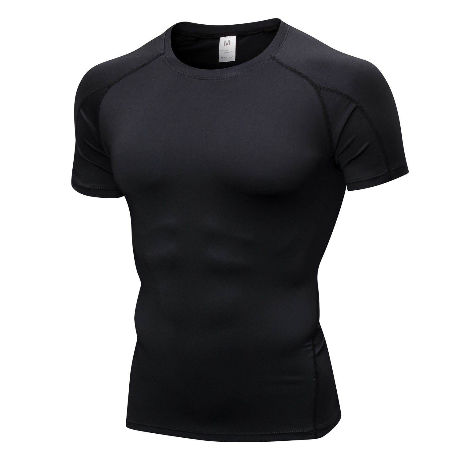 Mens Short Sleeve Compression Workout T-shirt – LANBAOSI