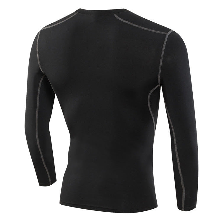 Mens Thermal Compression Shirts Ultra Soft Fleece Lined Long Sleeve Tops LANBAOSI