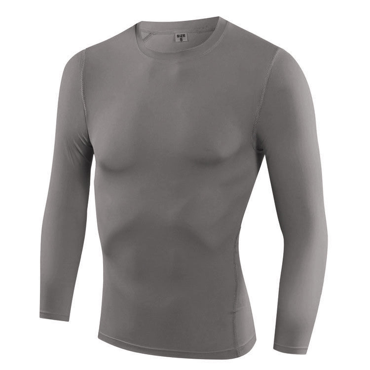 Mens Thermal Compression Shirts Ultra Soft Fleece Lined Long Sleeve Tops LANBAOSI