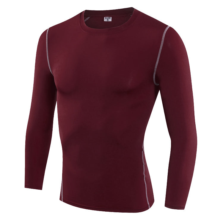 Mens Thermal Compression Shirts Ultra Soft Fleece Lined Long Sleeve Tops LANBAOSI