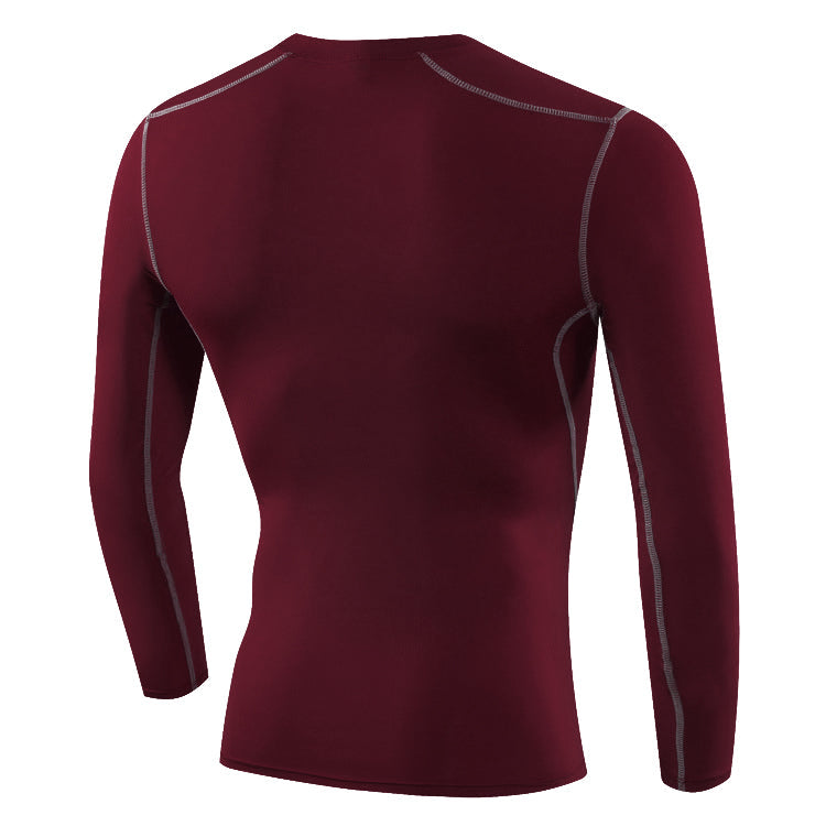 Mens Thermal Compression Shirts Ultra Soft Fleece Lined Long Sleeve Tops LANBAOSI