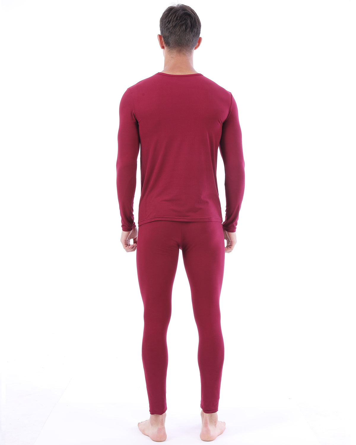 Mens Ultra Soft Thermal Underwear Skiing Lightweight Long Johns Set LANBAOSI