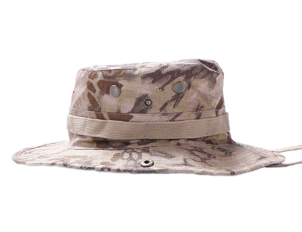 Outdoor Sun Breathable Wide Brim Boonie Hats For Women Summer Cap LANBAOSI