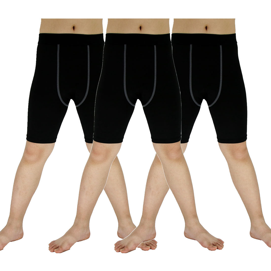 Soccer Sports Capri Compression Short Legging/Tights for Boys Girls