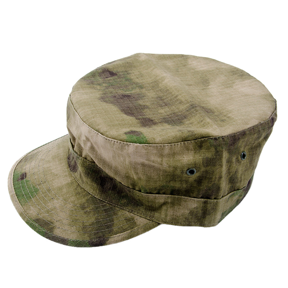 Unisex Fitted Cadet Cap Ripstop Flat Top Sun Hat Military Style Baseball Cap LANBAOSI