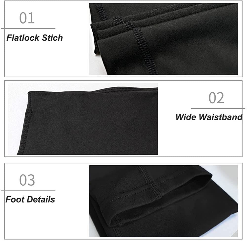 LANBAOSI Women High Waisted Yoga Leggings with Pockets Female Tummy Control Non  See Through Workout Athletic Running Yoga Pants Size XL 