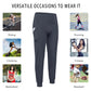 Women Joggers with Pockets High Waisted Athletic Running Workout Pants Female Tapered Lounge Pants LANBAOSI