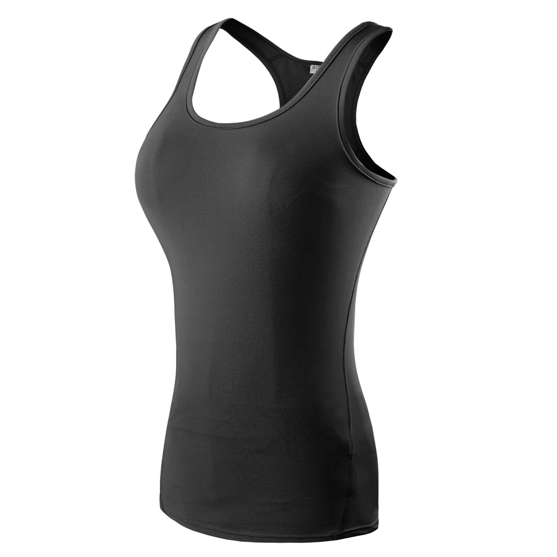 Women Racerback Athletic Tank Tops Yoga Shirts Compression Base Layer LANBAOSI