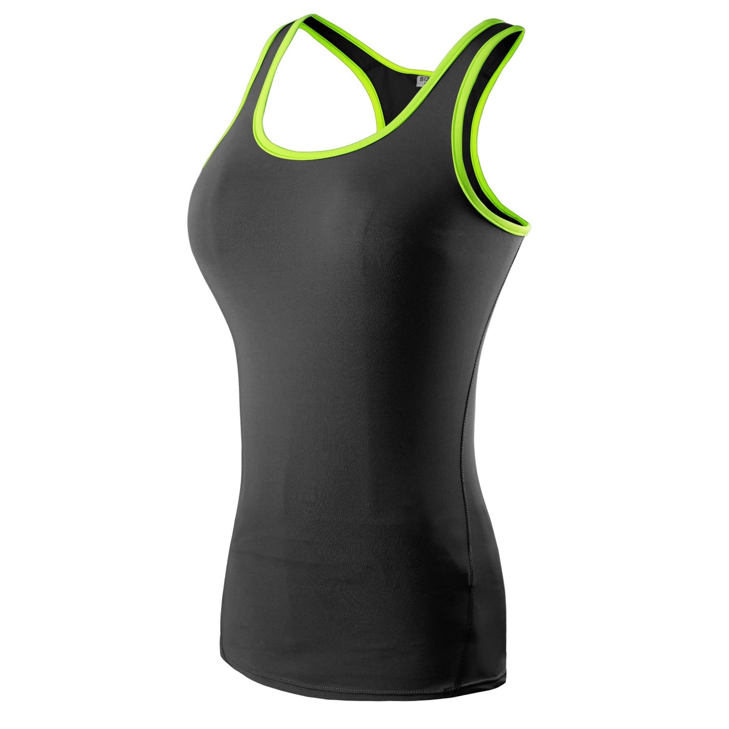 Women Racerback Athletic Tank Tops Yoga Shirts Compression Base Layer LANBAOSI