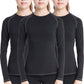 Women Thermal Winter Compression Baselayer Long Shirts with Thumb Hole LANBAOSI