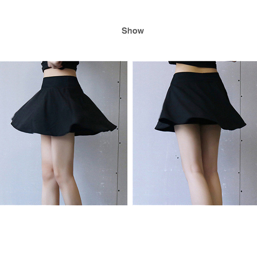 Women Yoga Skirt with Shorts Underneath Athletic Stretchy Tennis Skort LANBAOSI