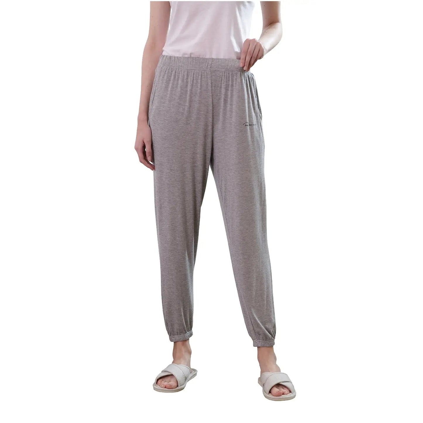 Womens Comfy Lounge Pants Knit Sleep Joggers Stretch Pajama Bottoms LANBAOSI