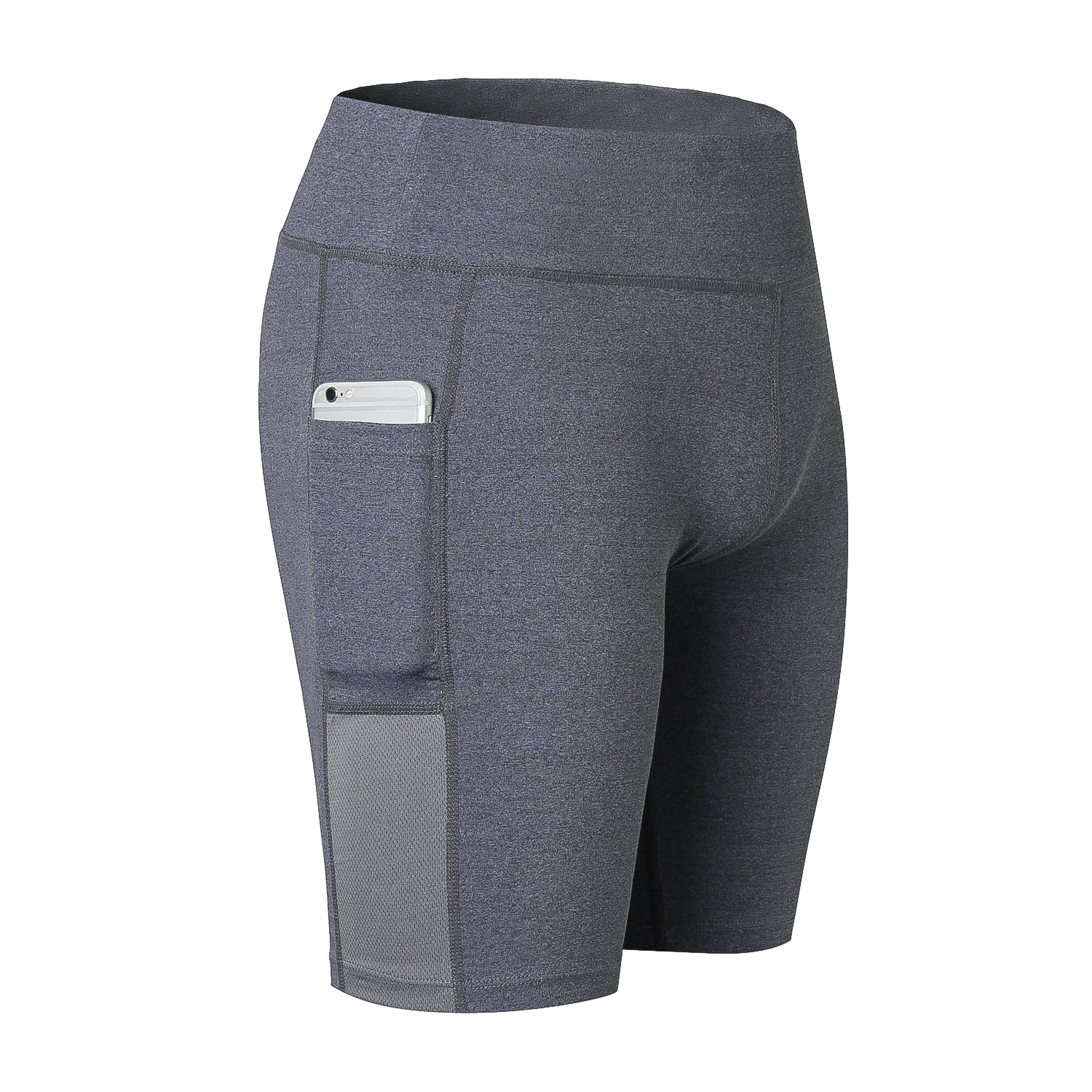 Womens High Waist Workout Shorts with Pockets Yoga Running Compression Shorts LANBAOSI