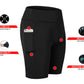 Womens High Waist Workout Shorts with Pockets Yoga Running Compression Shorts LANBAOSI