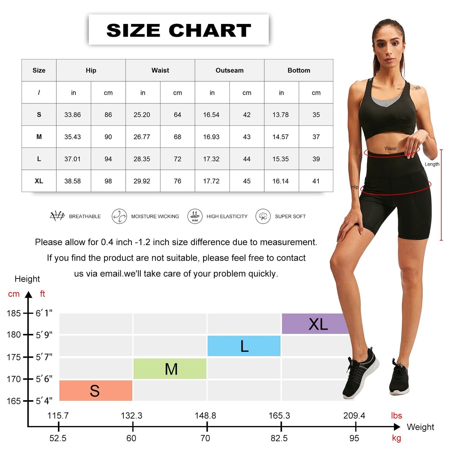 Womens Yoga Shorts High Waist 7 Inch Inseam Tummy Control Compression Leggings Running Gym Baselayer with Mesh Pockets LANBAOSI